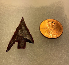 Authentic RARE GUNTHER arrowhead-Coos County, Oregon-dark jade- 1.25x.75- #10+++ picture