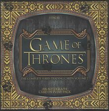 2022 Game Of Thrones Complete Series 2 Sealed Hobby Box 3 Autos + Inserts picture
