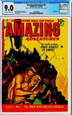 ⭐️Triple Cover Amazing Adventures #6,CGC 9.0,8.5,5.5⭐️ 1952 Top Tier Horror picture