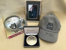 NET Network Associates NYSE Listing•COIN, JERRY RICE-Signed CAP & HELMET & PHOTO picture