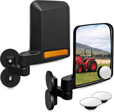 Universal Tractor Side Mirrors Included Blind Spot Mirror Compatible with Forkli picture