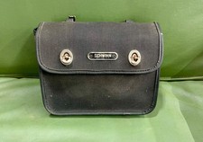 1960-70’s Vintage Schwinn Approved Bicycle Saddle / Seat Bag – Black Canvas picture