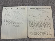 Antique 1904 Virginia & Southwestern Railway Co Letters Bristol Va-Tenn USA picture