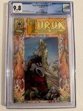 Valiant Turok Dinosaur Hunter #1 GOLD CCG 9.8 No Price Variant HTF picture