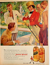 1951 Johnnie Walker Scotch Whisky Print Ad 13