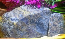 4lb 13oz Lake Superior Raw Labradorite Anorthosite face cut High Flash Cab picture