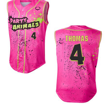 #4 Thomas Party Animals Sleeveless Jersey All sizes S to 6XL A60 picture