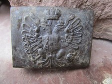Vintage Austrian Imperial Eagle Belt Buckle Antique, Austria Military Metal Sign picture