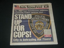2020 JUNE 27 NEW YORK POST NEWSPAPER - STAND UP FOR COPS - BETRAYING OUR FINEST picture