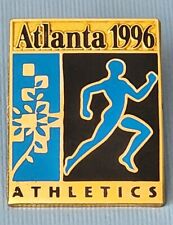 1996 ATLANTA OLYMPICS Pin Athletics Sports USA Lapel Hat Collectible Vintage picture