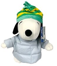 Snoopy Blue Puffer Jacket Holiday Plush Peanuts CVS Stuffed Toy Christmas 2023 picture
