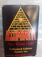  Illuminati: New World Order Unlimited Set 60 Cards. Vintage and collectible.  picture