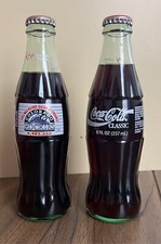 2x 1993 Coca Cola Bottle 8oz. Colorado Rockies Inaugural Collectible Don Baylor picture