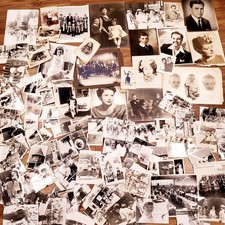 Vintage Photo Lot 116 Black White Sepia Family Snapshot Portrait Social History picture