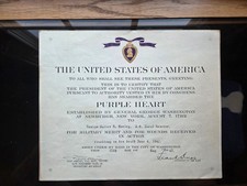 WWII PH CERTIFICATE FOR MIDWAY JUNE 4TH 1942 PBY CO-PILOT picture