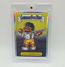 Topps 2025 Garbage Pail Kids Chrome NILG-JKS Sizable Sagapolutele Gold picture