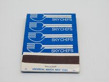 Sky Chefs Food Service For Airport and Airlines FULL Matchbook picture