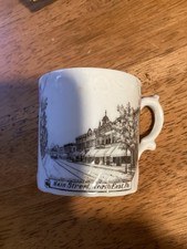 Antique North East PA Pennsylvania Cup excellent condition Street Scene picture
