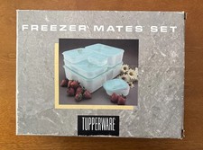 NEW VINTAGE 12 pc TUPPERWARE Freezer Mates Set Rare New In Box #89-180 Start Set picture