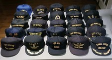NEW Vintage US Navy 70s80s90s Snapback Hat Lot x25 VT VP DDG PC CV VA BASE FFG picture