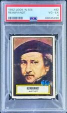 1952 Topps Look 'N See Rembrandt #82  PSA 4 Very Scarce Short Print picture