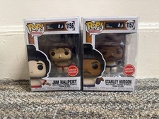 Stanley Hudson and Jim Halpert Sumo Suit GameStop Exclusive Funko Pops picture