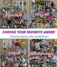 Anime Mystery Box 10 30 50 Pcs Demon Slayer Jujutsu Kaisen JJK Haikyuu Blue Lock picture