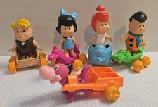 1986 Coleco Flinstone Kids Fred, Barney, Wilma, Betty, Dino Complete With Carts picture