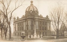LP14 Lancaster Wisconsin Grant County Court House RPPC Postcard picture