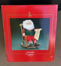 RARE 1993 Santa's Best Animated Santa Rocking Chair Large Size picture