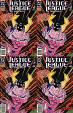 Justice League America #76 Newsstand Covers (1989-1996) DC Comics - 4 Comics picture