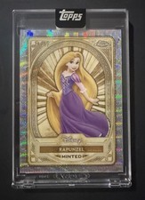 2025 Topps Chrome Disney Mint Rapunzel Encased Gold Wave Refractor 24/50 RARE picture