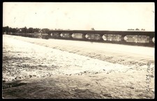 Vintage Postcard Real Photo Clarks Ferry Bridge Duncannon PA picture