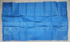 vintage NEW YORK CITY TRANSIT SYSTEM RAILROAD TROLLEY BLUEPRINT hose car 34X58 picture