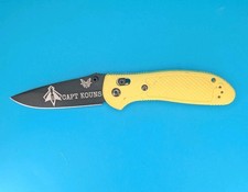 Benchmade 551-S30V Griptilian Yellow Grivory 3.45
