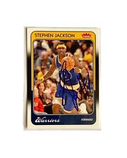2008-09 Stephen JACKSON Fleer NBA Basketball SIGNATURE Auto on Card Warriors picture