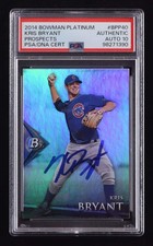 Kris Bryant Signed 2014 Bowman Platinum Prospects #BPP40 RC (PSA | Auto 10) Rook picture