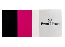 Vintage Braniff International 747 Menu DAL-HNL Dallas to Honolulu Hawaii c.1980 picture