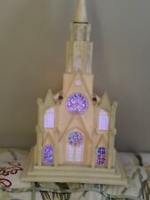 Vintage PARAMOUNT NO. 177 MC Illuminated Musical Cathedral IN BOX picture