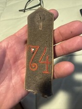 WWI GERMAN  BAVARIAN  SHOULDER BOARD 74th Infantry Rare Military Relic Souvenir picture