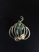 Fine Old Chinese Genuine Jade Brooch picture