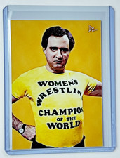 Andy Kaufman Limited Artist Signed Women's Wrestling Champion Trading Card 7/10 picture