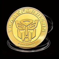 Transformers Autobot Decepticon Flip Coin Commemorative TV Movie 1-pc picture
