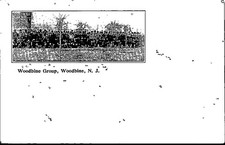 Vintage Woodbine Group, Woodbine, NJ pc with photo of group picture