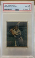 1951 BERK ROSS #2-4 LARRY YOGI BERRA PSA 6. Brand New Slab. picture