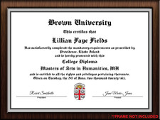 Fully Custom Novelty Diploma Keepsake – Personalized Decorative Certificate picture