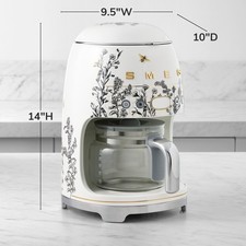 SMEG Honeycomb Drip Coffee Maker, 10-Cup picture