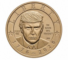 π₯ JULY 4 PRIVY 2026 Trump $1 Semiquincentennial 250th Anniversary RAW picture
