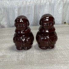 Vintage mid-century salt and pepper shakers Signed Treasure Craft of California picture