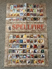 1994 Tsr Spellfire Master The Magic Card Game 100 First Edition Cards Poster (2) picture